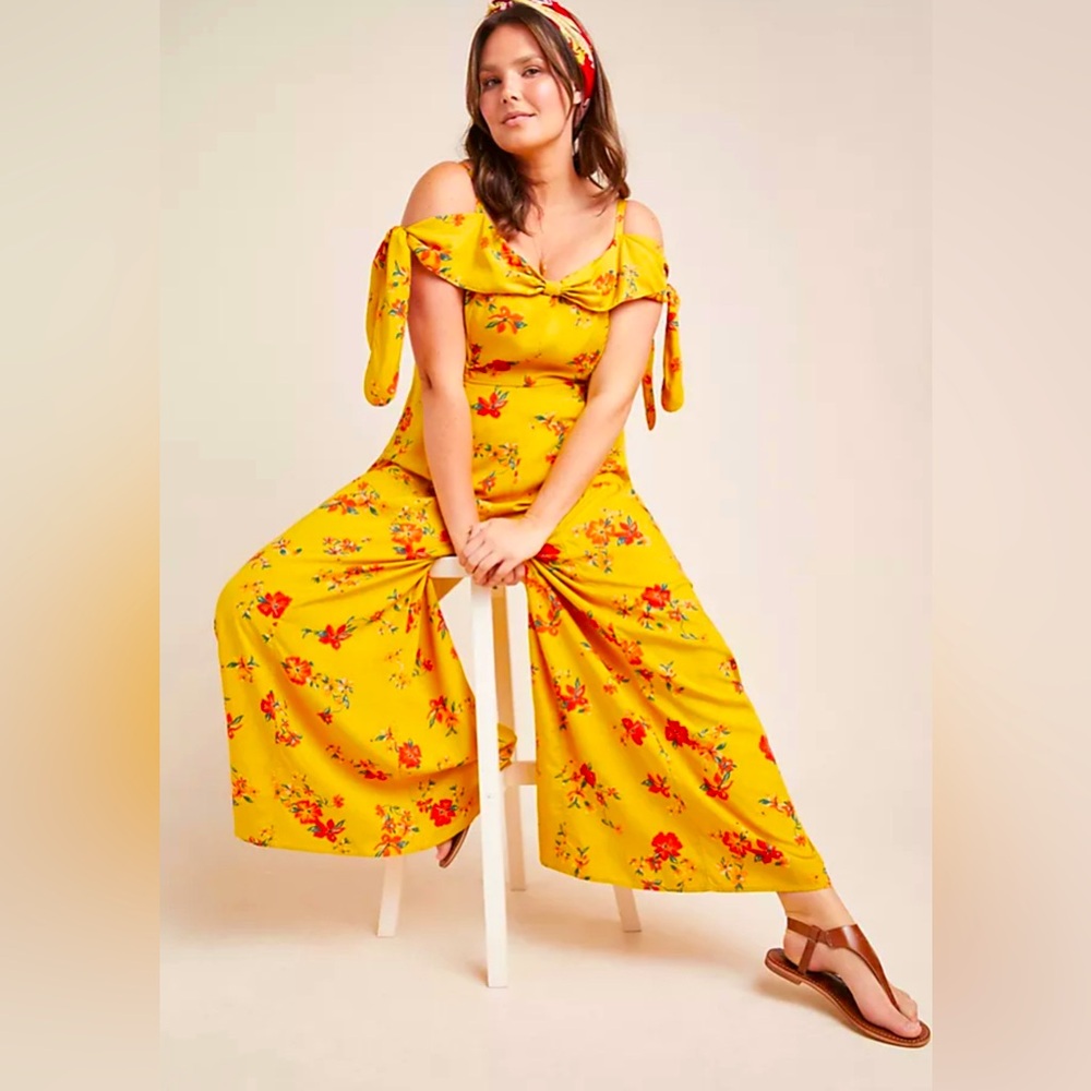 Anthropologie Londonberry Jumpsuit Size 6 Petite